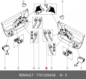 Деталь 7701206628 RENAULT