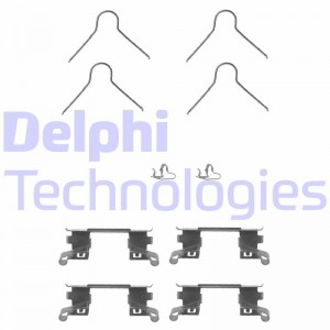 Комплектующие, колодки дискового тормоза LX0253 DELPHI