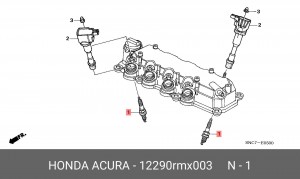 Свеча зажигания 12290RMX003 HONDA