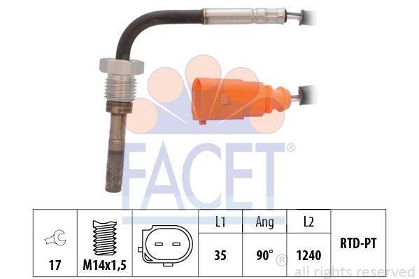 Бегунок распределителя зажигани 38581 FACET