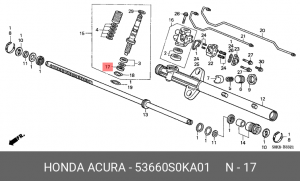 Деталь 53660S0KA01 HONDA
