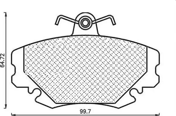Комплект тормозных колодок, диско 430216171081 MAGNETI MARELLI