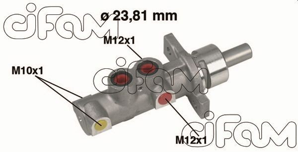 Главный тормозной цилиндр 202-362 CIFAM
