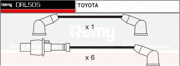 Ккомплект проводов зажигания DRL505 DELCO REMY