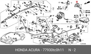 Датчик удара 77930TC0H11 HONDA