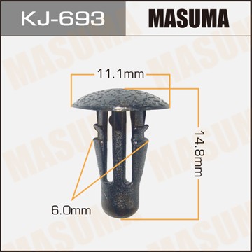 Клипса крепежная KJ693 MASUMA
