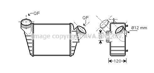 Интеркулер VW4219 AVA