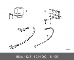 Выпрямитель, генератор 12 31 1244062 BMW