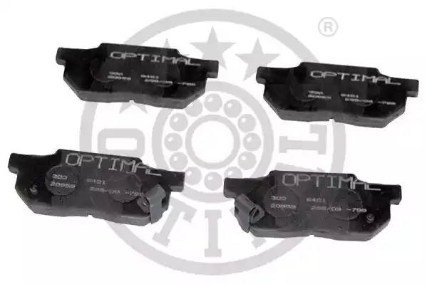 Комплект тормозных колодок, диско 9401 OPTIMAL