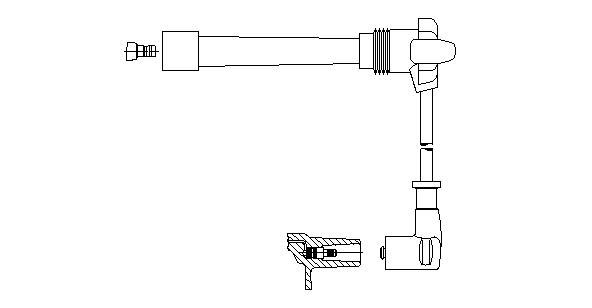 Провод зажигания 6A4960 BREMI