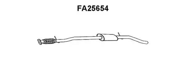 Предглушитель выхлопных газов FA25654 VENEPORTE