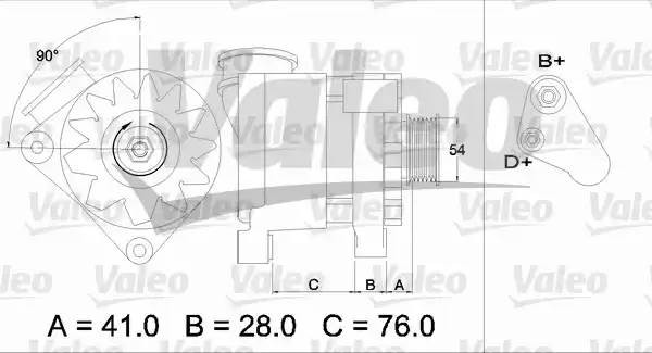 Генератор 436334 VALEO PHC