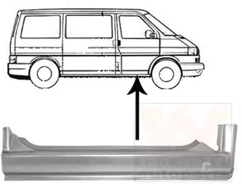 Накладка порога 5874102 VAN WEZEL
