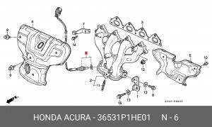 Лямбда-зонд 36531P1HE01 HONDA
