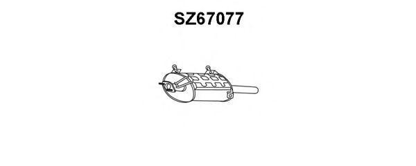Глушитель выхлопных газов конечный SZ67077 VENEPORTE