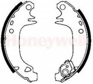 Комплект тормозных колодок 361272B BENDIX JURID