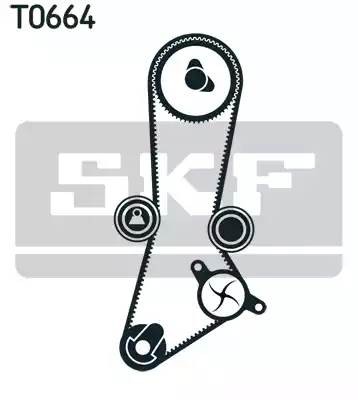 Комплект ремня ГРМ VKMA95660 SKF
