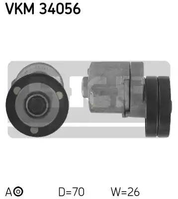 Натяжной ролик, поликлиновой  ремень VKM34056 SKF