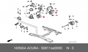 Деталь 50811SE0000 HONDA