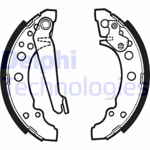 Комплект тормозных колодок LS1276 DELPHI