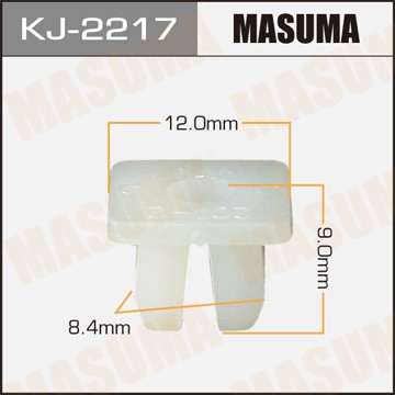 Клипса крепежная KJ2217 MASUMA