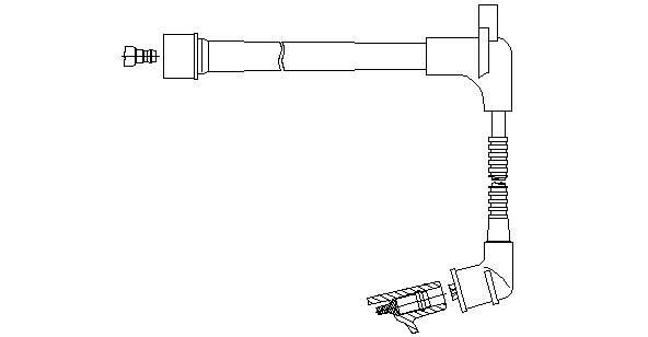 Провод зажигания 6A27E42 BREMI