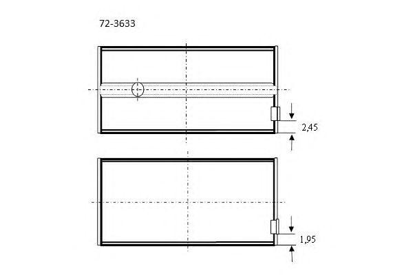 Подшипник 72-3633 GLYCO