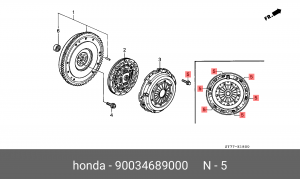 Деталь 90034689000 HONDA