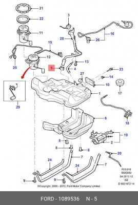 Деталь 1 089 536 FORD
