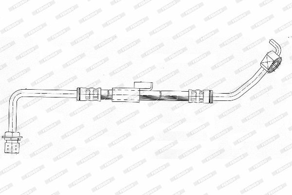 Тормозной шланг FHY2341 FERODO