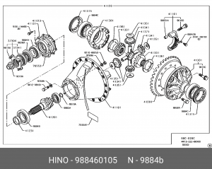 Деталь 988460105 HINO