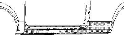 Накладка порога 5808102 VAN WEZEL