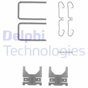 Комплектующие, колодки дискового тормоза LX0217 DELPHI