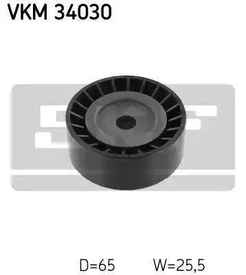 Паразитный / ведущий ролик, поликлиновой ремень VKM34030 SKF