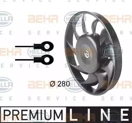 Вентилятор, охлаждение двигателя 8EW 009 144-321 HELLA