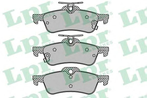 Колодки тормозные дисковые 05P1458 LPR