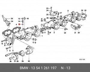 Указатель уровня масла 13 54 1 261 197 BMW