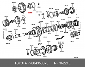 Деталь 90043-63073 DAIHATSU