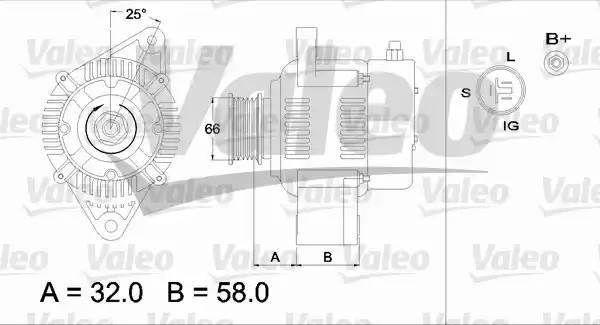 Генератор 436537 VALEO PHC
