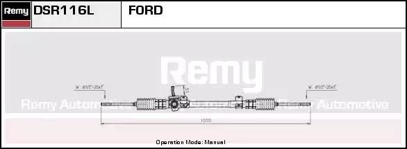 Рулевой механизм DSR116L DELCO REMY