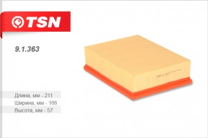 Фильтр воздушный 9.1.363 TSN