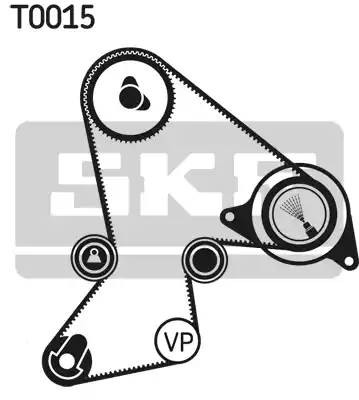 Комплект ремня ГРМ VKMA 06213 SKF