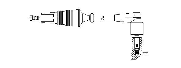 Провод зажигания 36390 BREMI