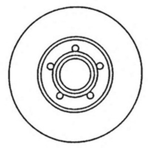 Тормозной диск 562052B BENDIX JURID