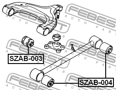 Сайлентблок SZAB-004 FEBEST