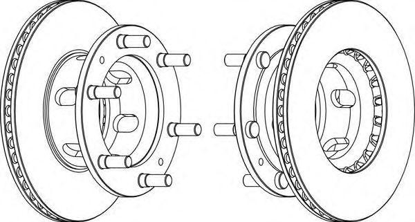 Тормозной диск FCR108A FERODO