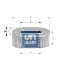 Воздушный фильтр 28.906.00 UFI