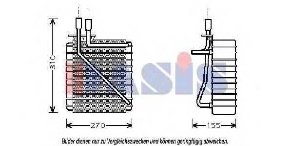 Испаритель, кондиционер 820271N AKS DASIS