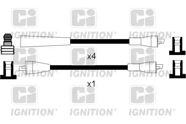 Ккомплект проводов зажигания XC789 QUINTON HAZELL