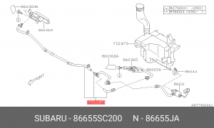 Деталь 86655SC200 SUBARU